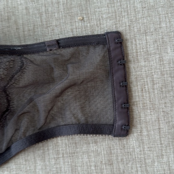 Victoria’s Secret Very Sexy Strapless Demi‎ purple lace longline corset size 36B - Picture 4 of 8